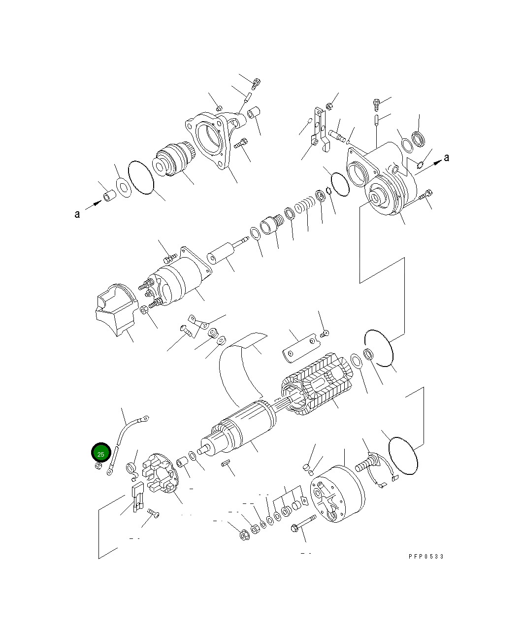 Гайка 1305531H1 Komatsu