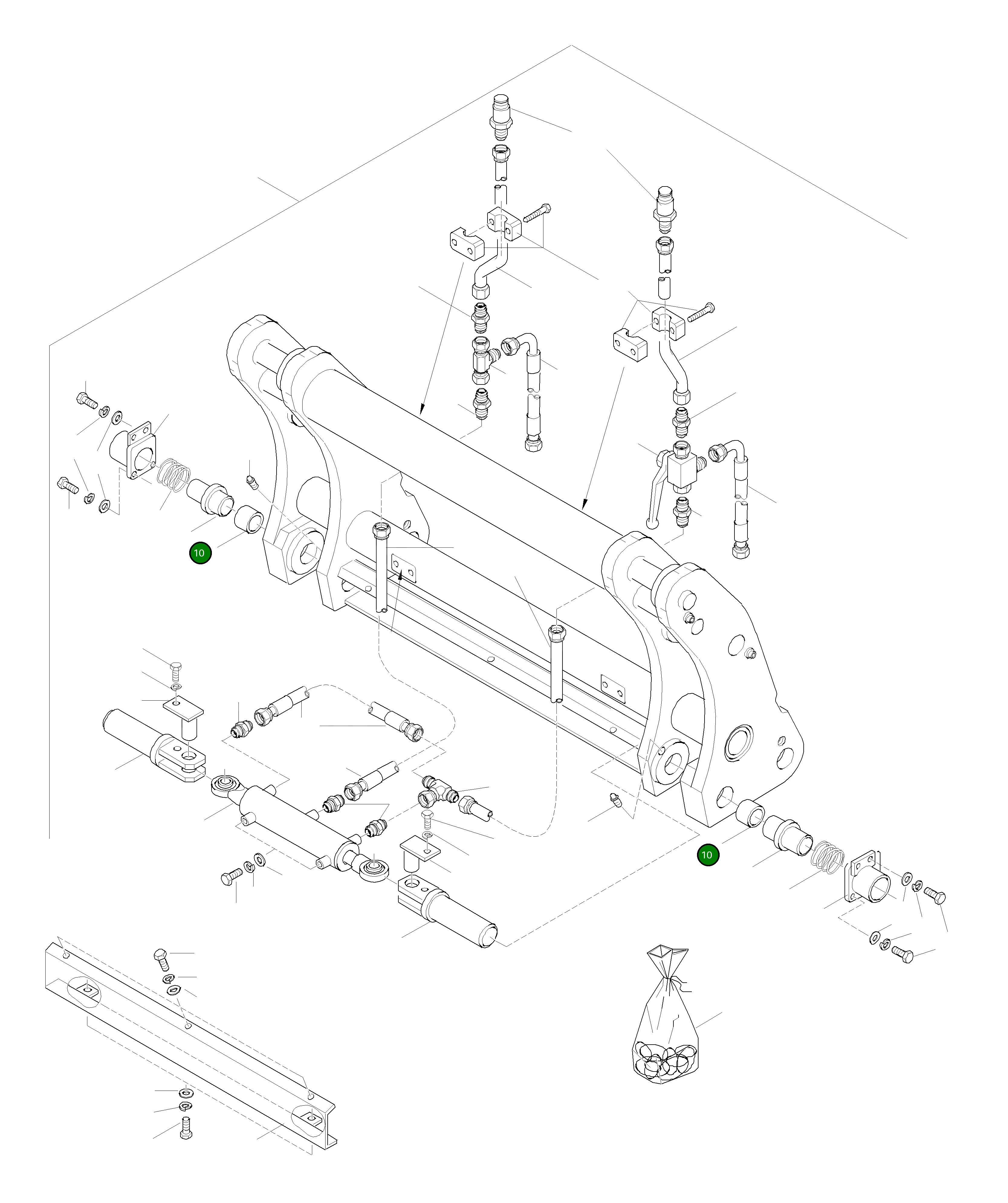 Втулка 421-70-H0P05 Komatsu