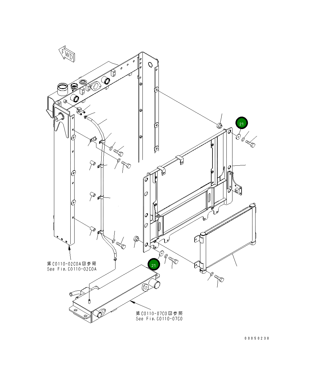 Шайба 154-03-76280 Komatsu