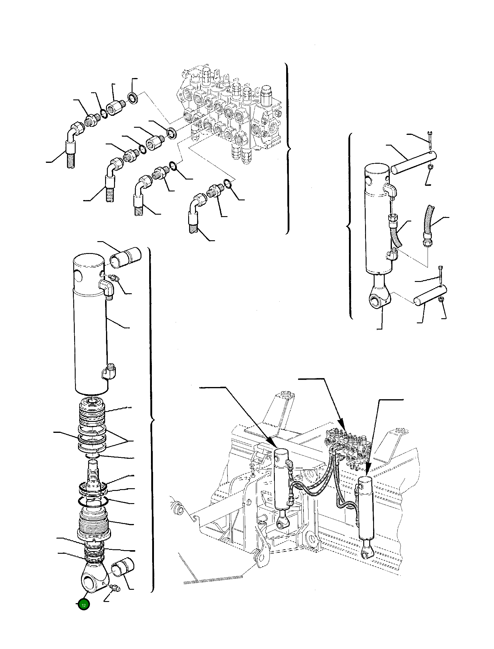 Шток 200086404 Komatsu