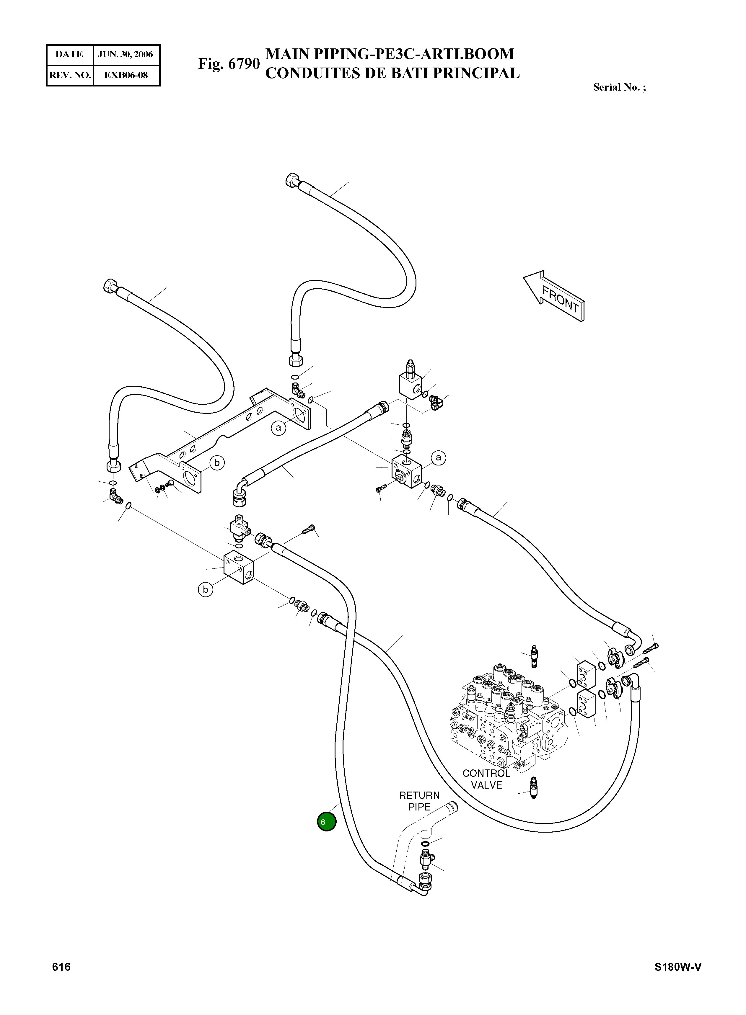 Шланг PF1-870L DS2055874 Komatsu