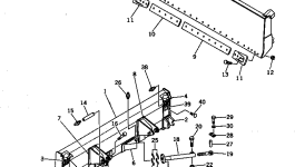 Отвал в сборе 124-B76-3101 Komatsu