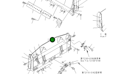 Отвал 17A-71-21110 Komatsu