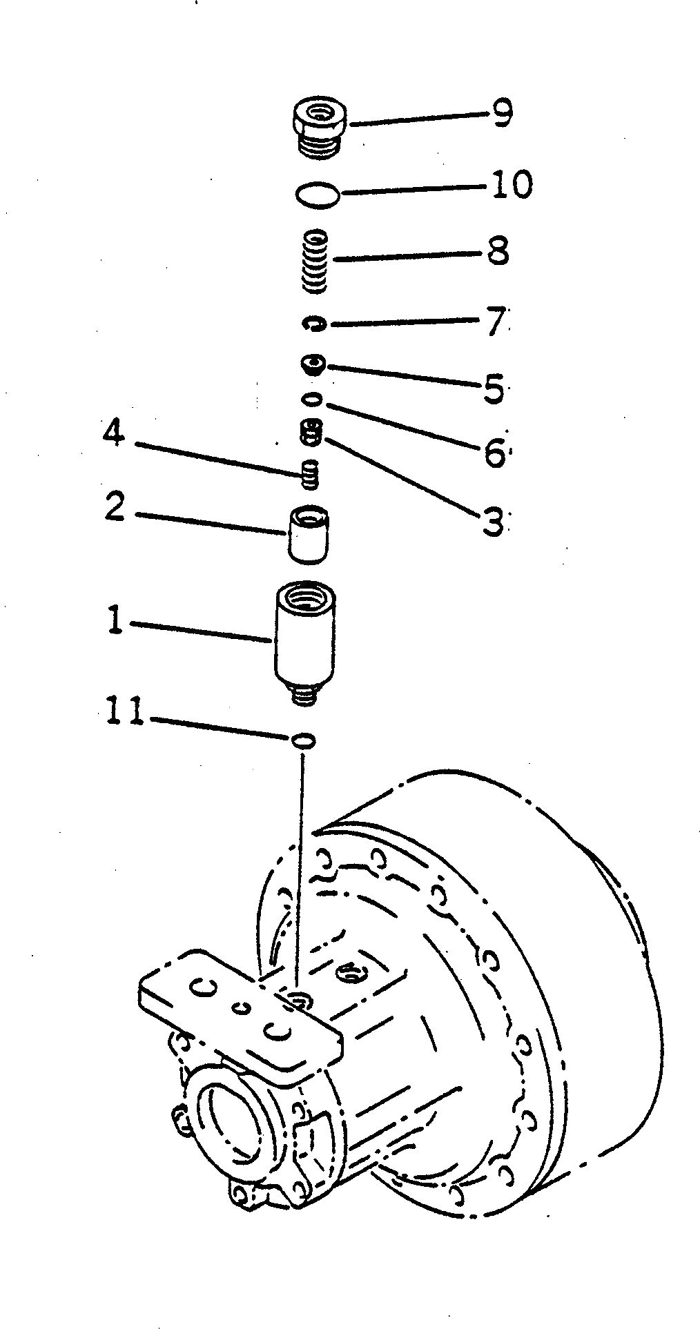 Пробка TZ710C1063-00 Komatsu