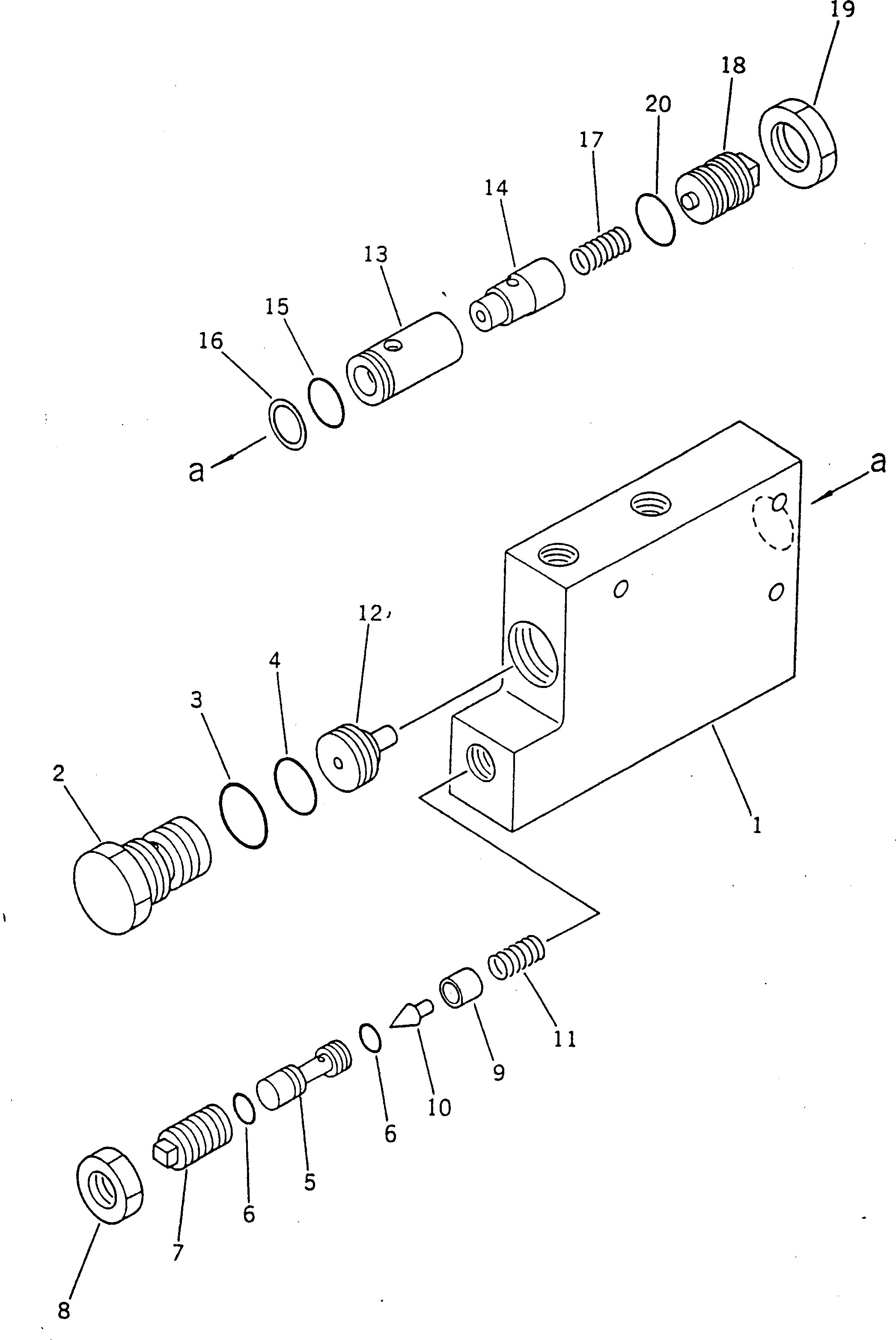 Клапан 234-60-16810 Komatsu