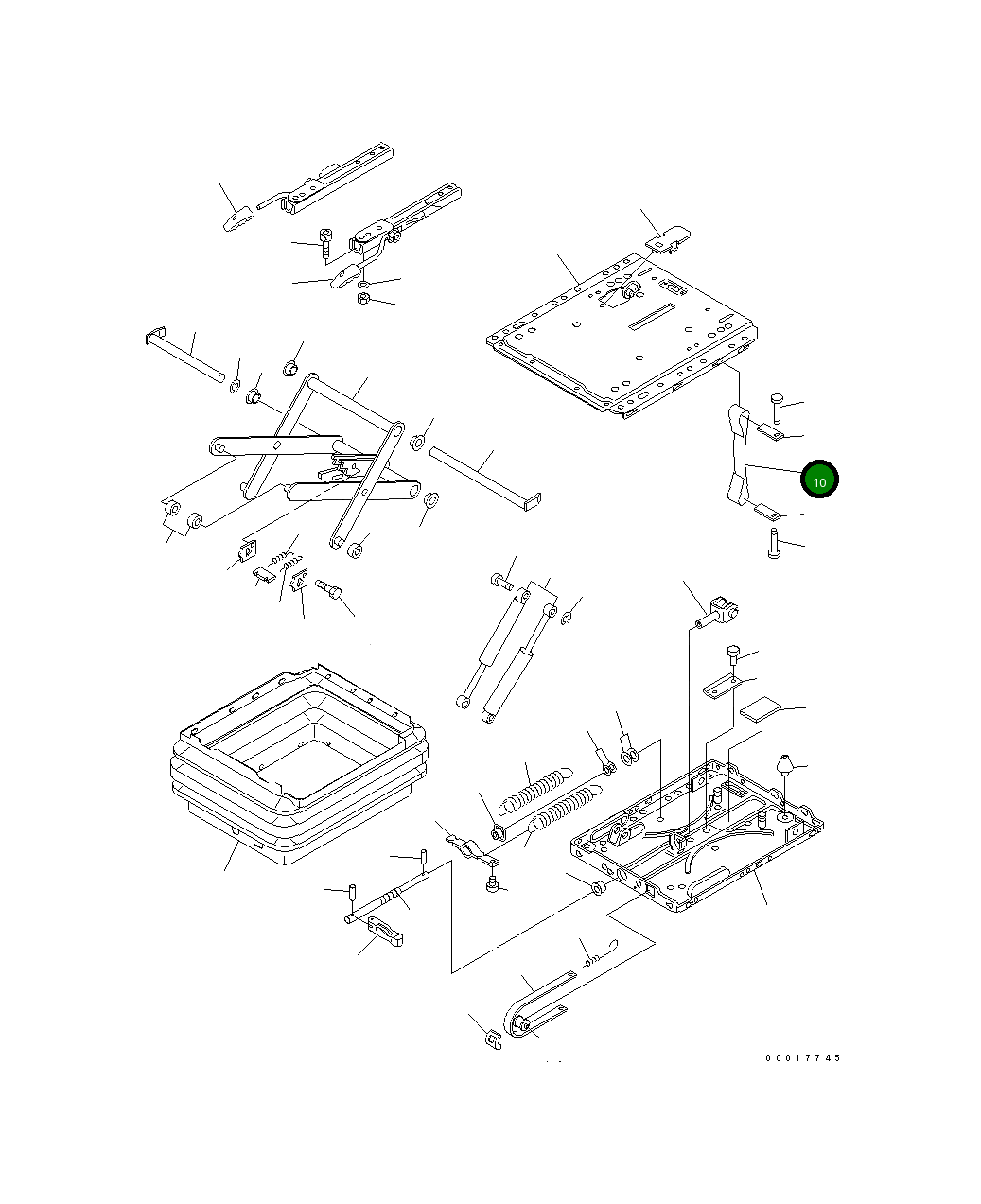 Ремень 20K-57-32280 Komatsu