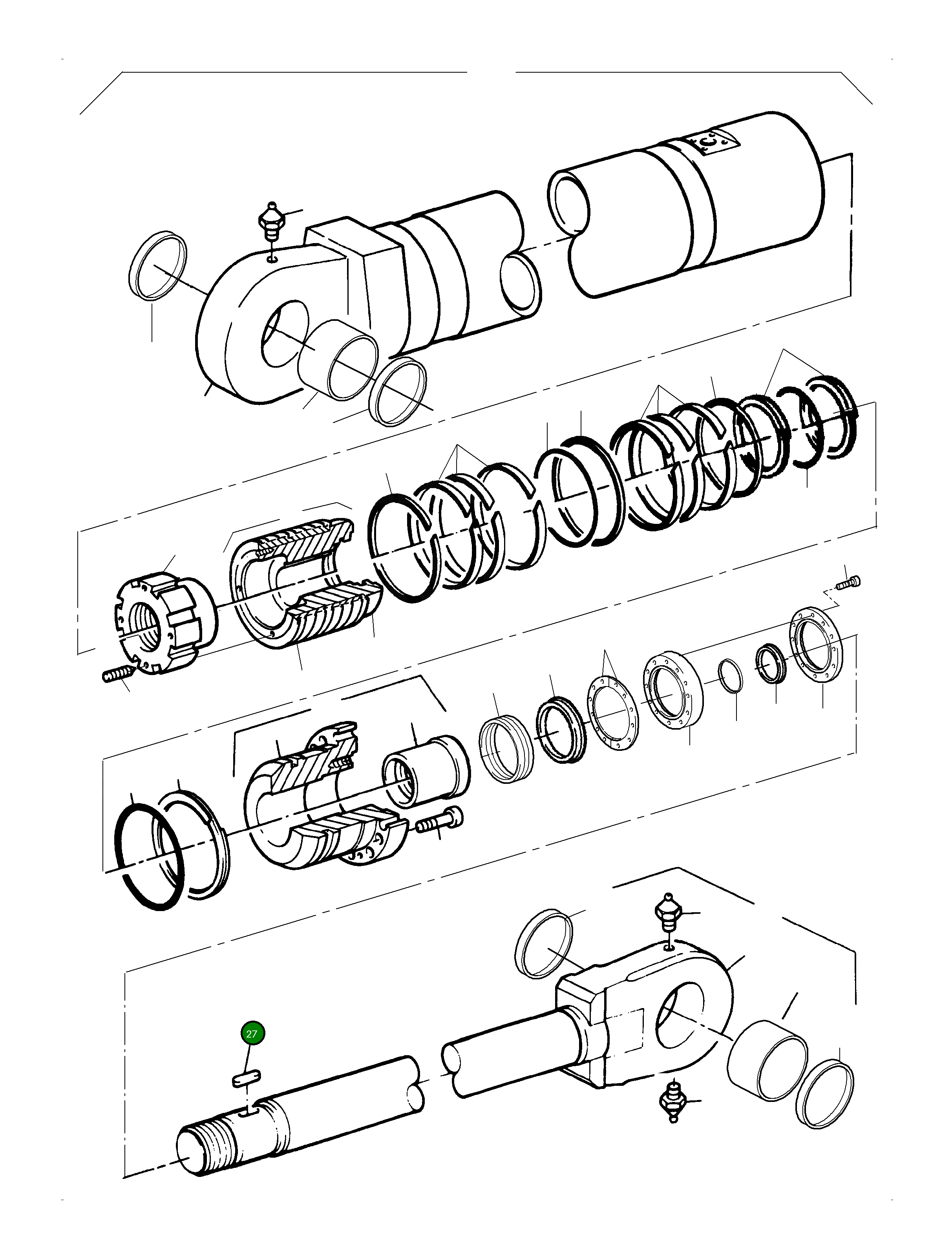 Шпонка призматическая 501 352 98 Komatsu