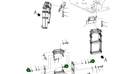 Гайка 423-54-54110 Komatsu