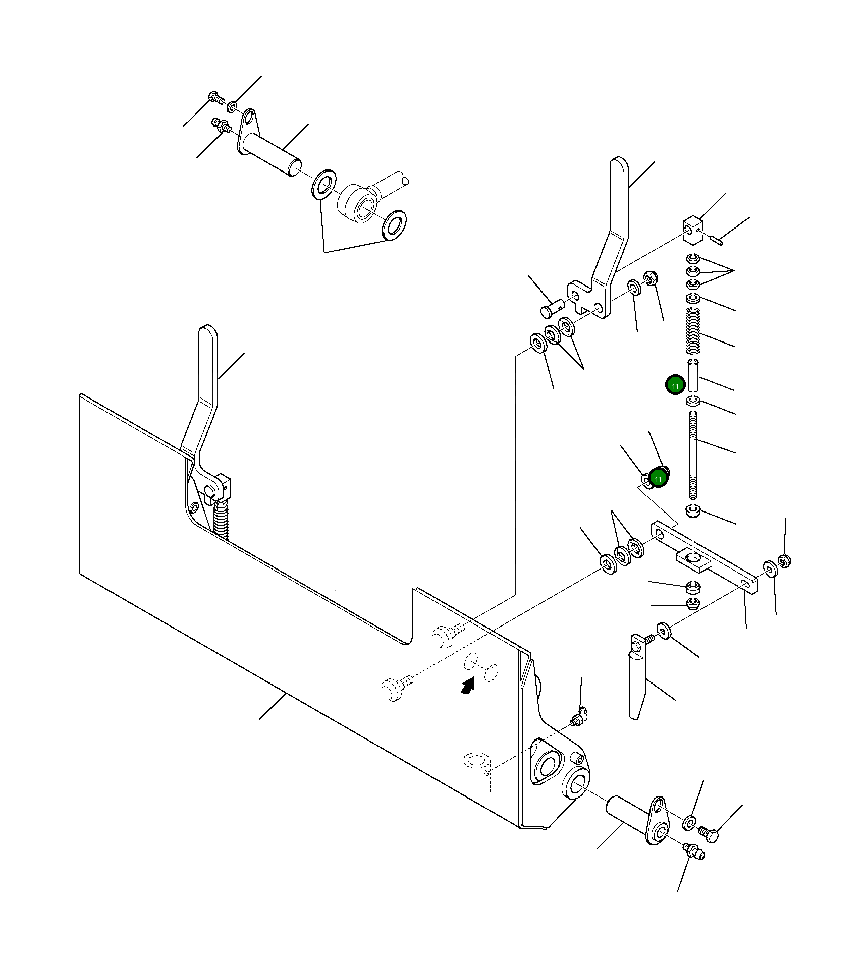 Гайка 801880214 Komatsu