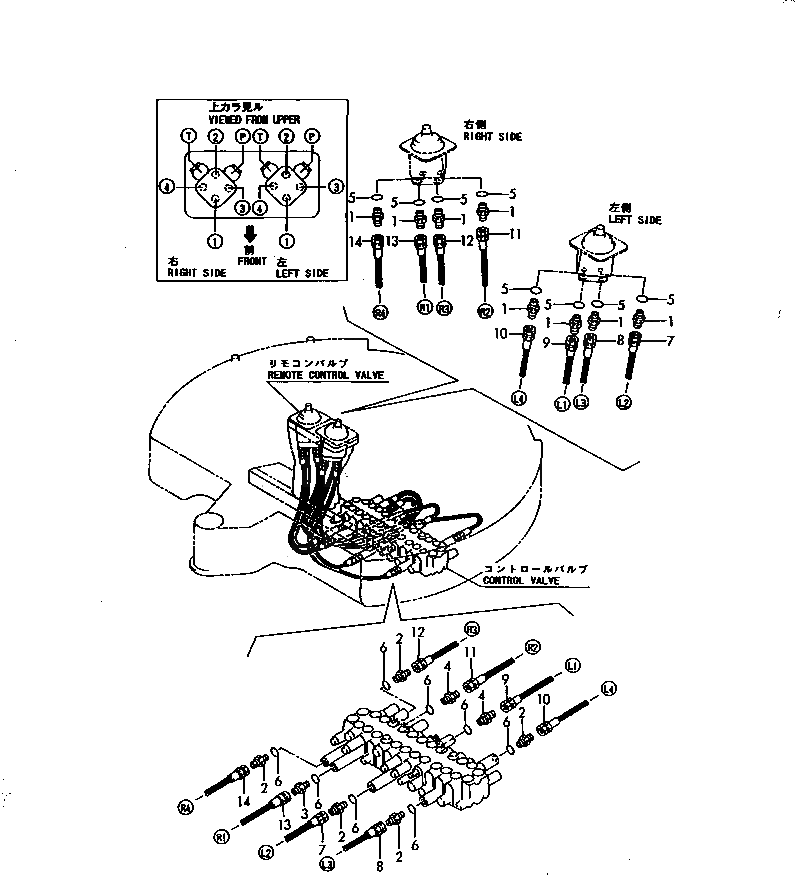 Шланг YM172175-79150 Komatsu