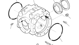 Шпилька HU1722773 Komatsu