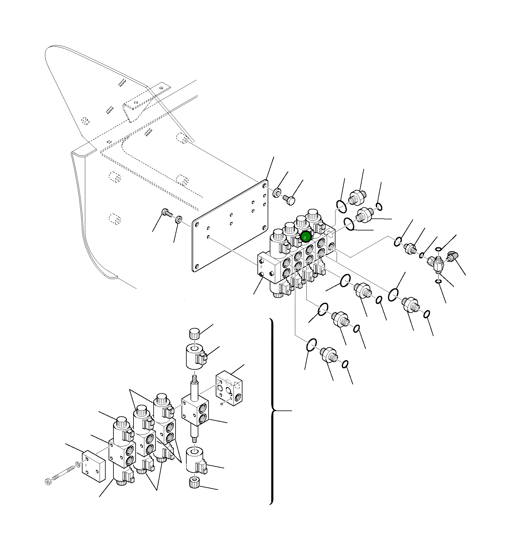 Шайба 1643-10623 Komatsu