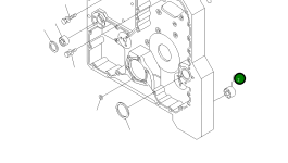 Игольчатый подшипник CU3025354 Komatsu
