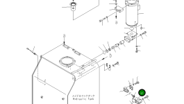 Фильтр в сборе, сливной 209-60-76200 Komatsu