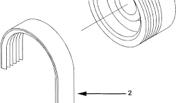 Ремень CU3084037 Komatsu