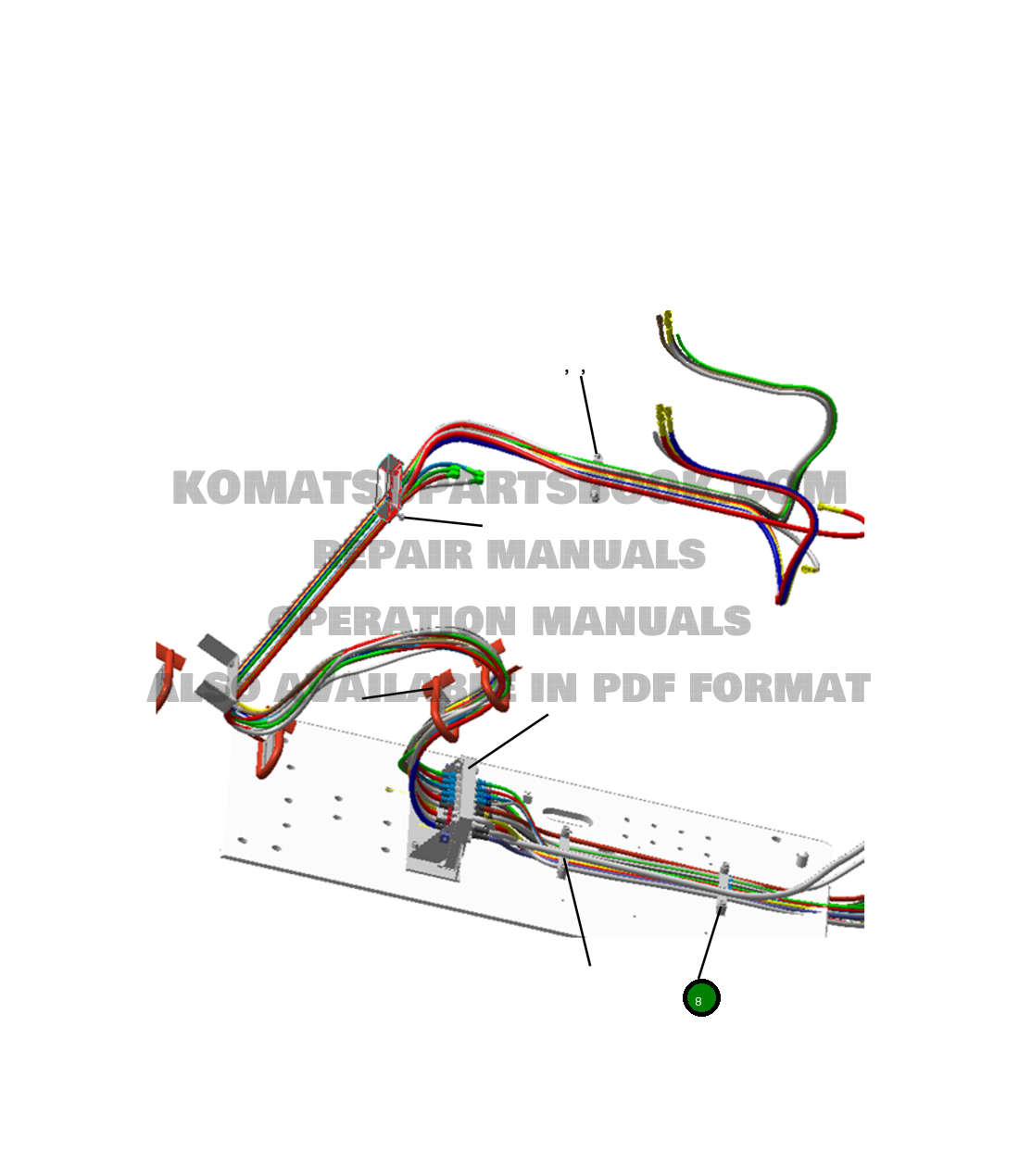 Шайба 01043-31032 Komatsu