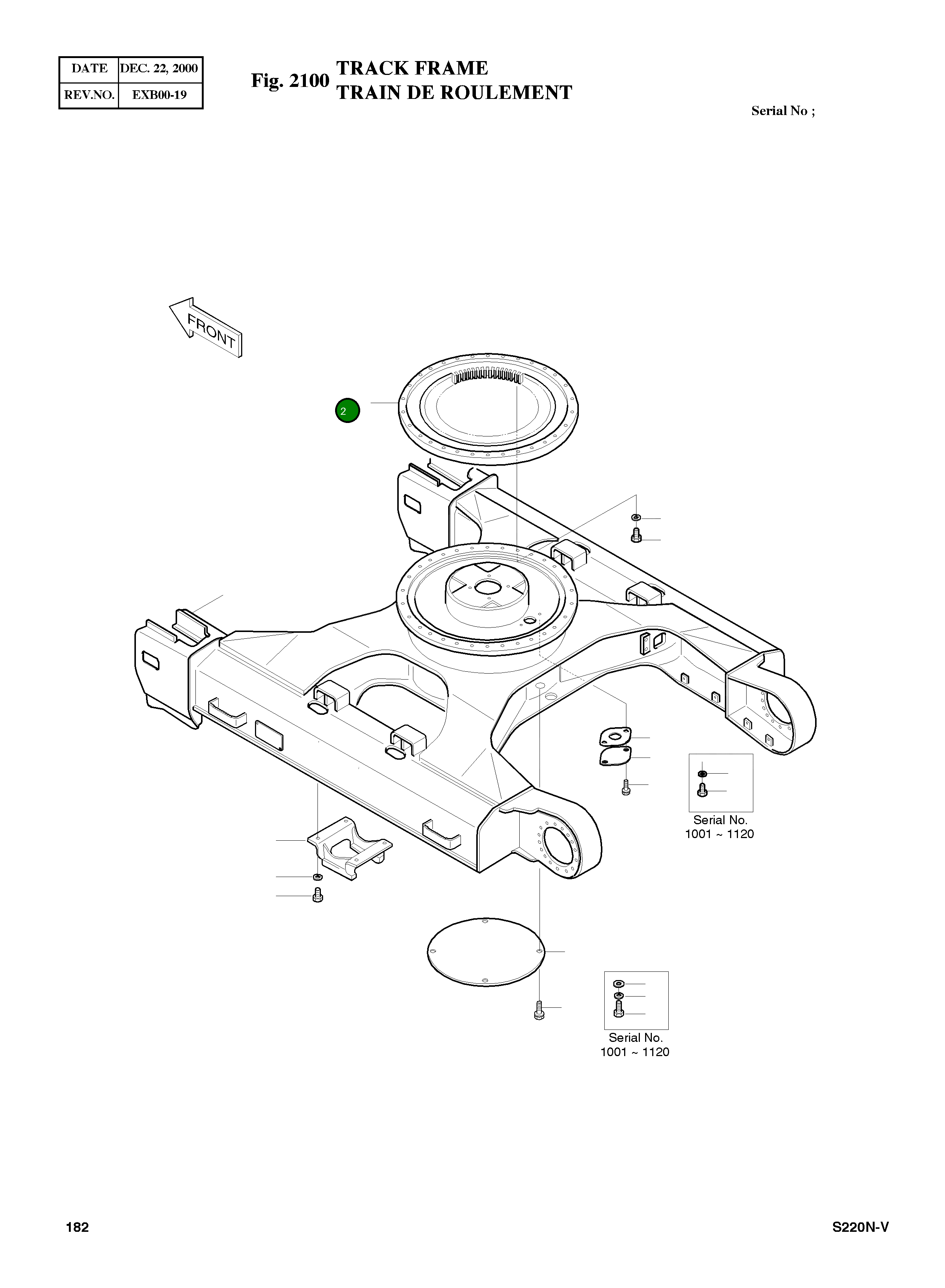 Подшипник поворота 109-00052A Komatsu