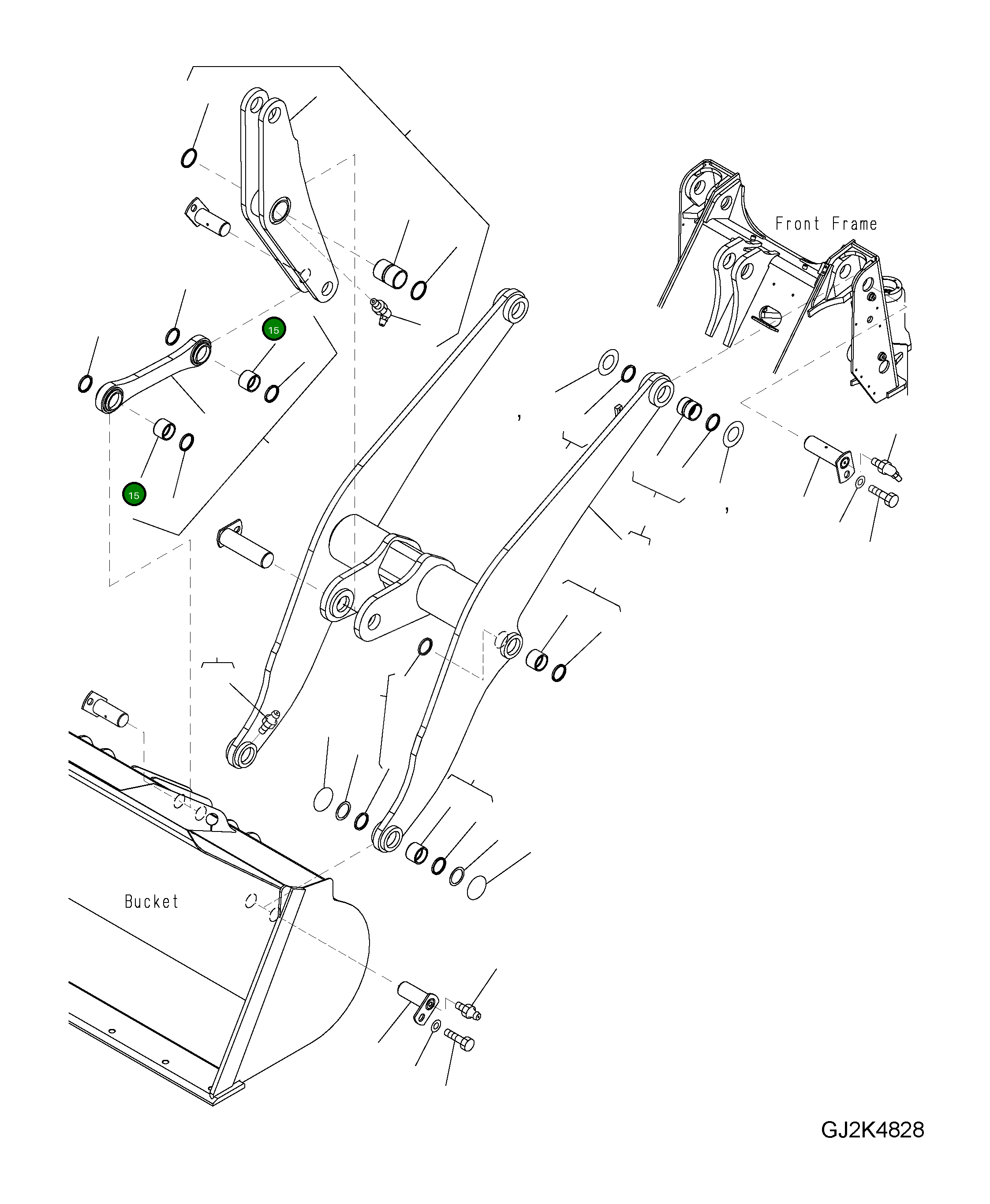Втулка 418-T80-4230 Komatsu