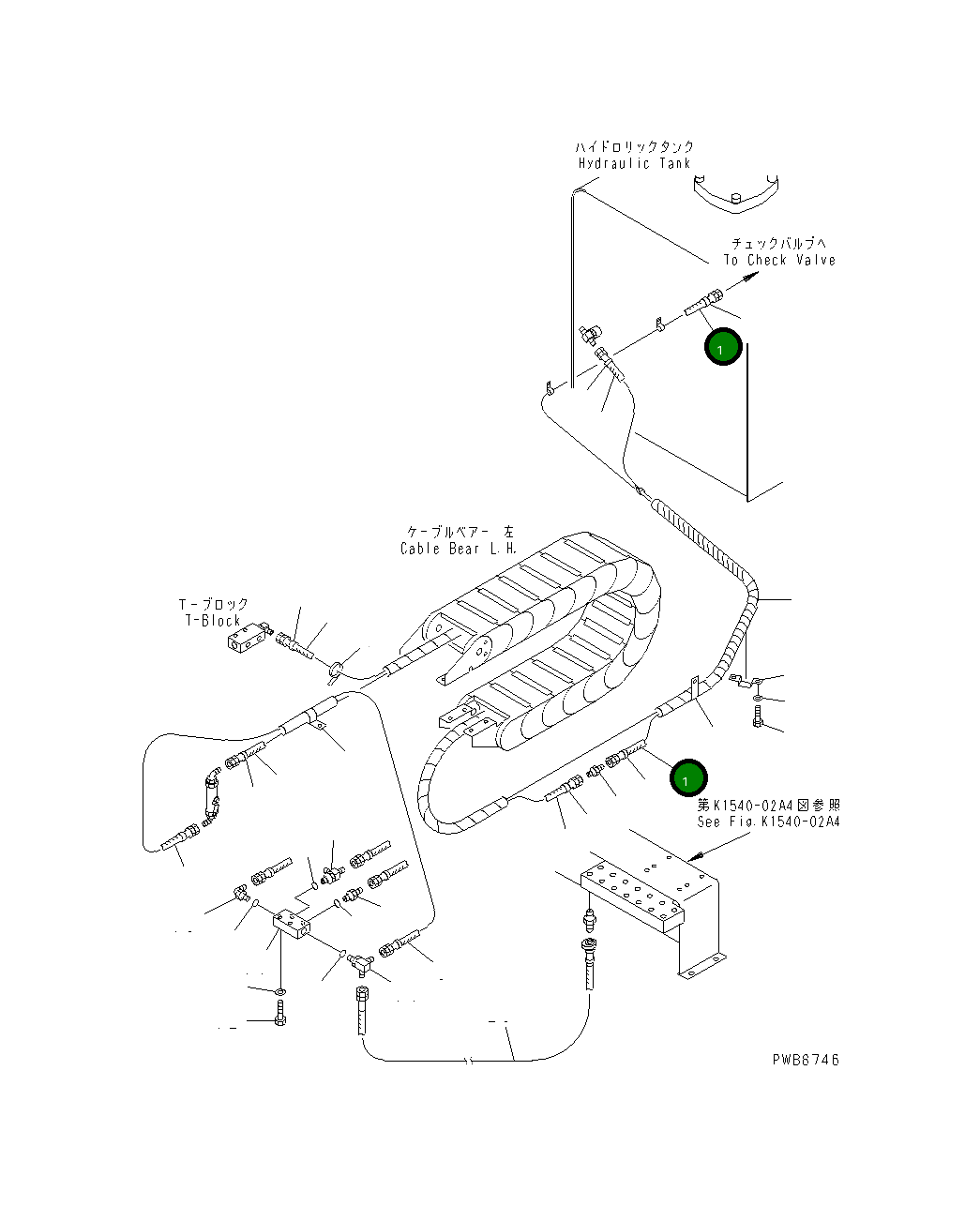 Шланг 3400MM 21N-62-35840 Komatsu
