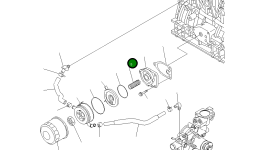 Шпилька YM129648-35150 Komatsu