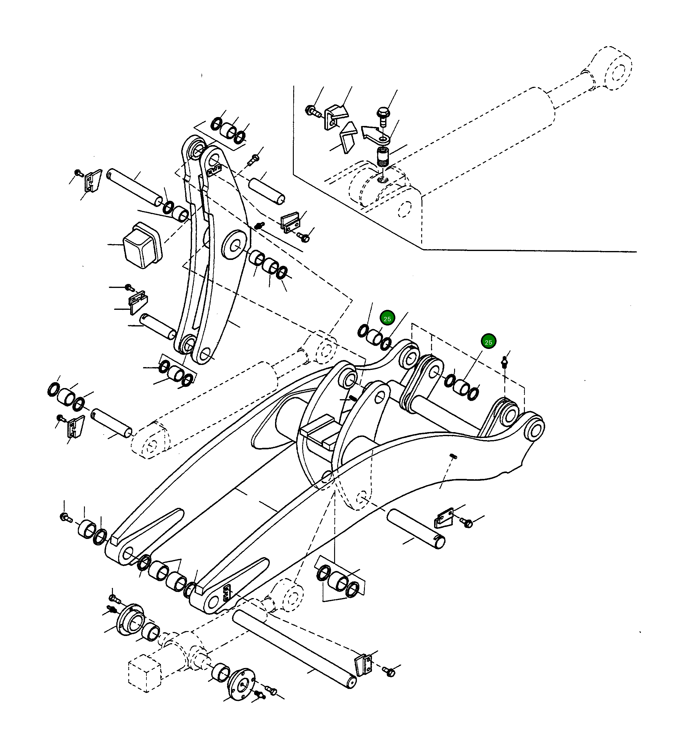 Втулка 4227364M1 Komatsu