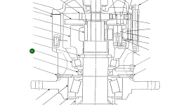 Конический подшипник HR32313J 2109-9042 Komatsu