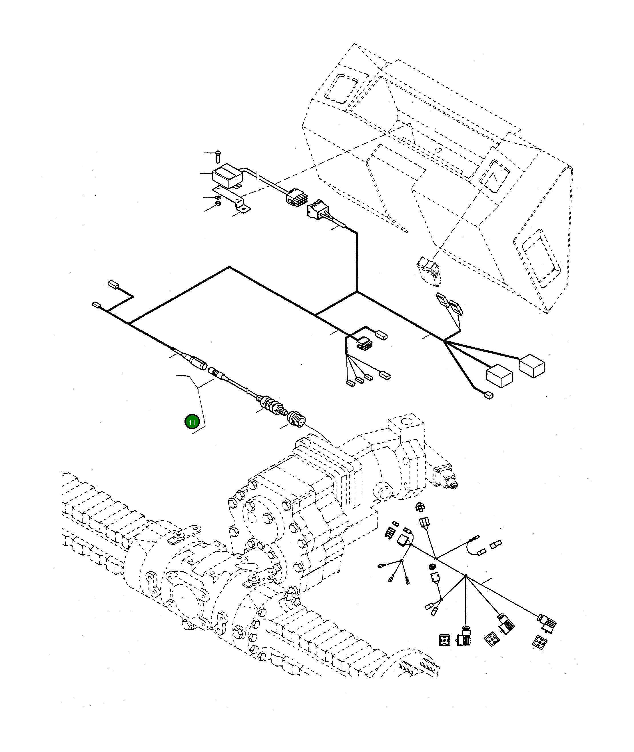 Втулка 4750131M1 Komatsu