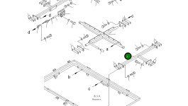 Левая штанга 277-70-57190 Komatsu
