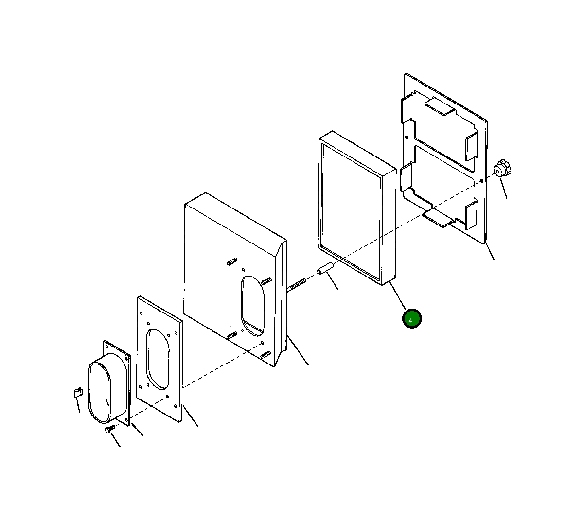 Фильтр свежего воздуха 425-963-AC40 Komatsu