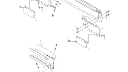 Удлинение отвала, правое 235-755-1131 Komatsu