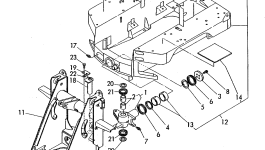 Шайба YM172519-52840 Komatsu