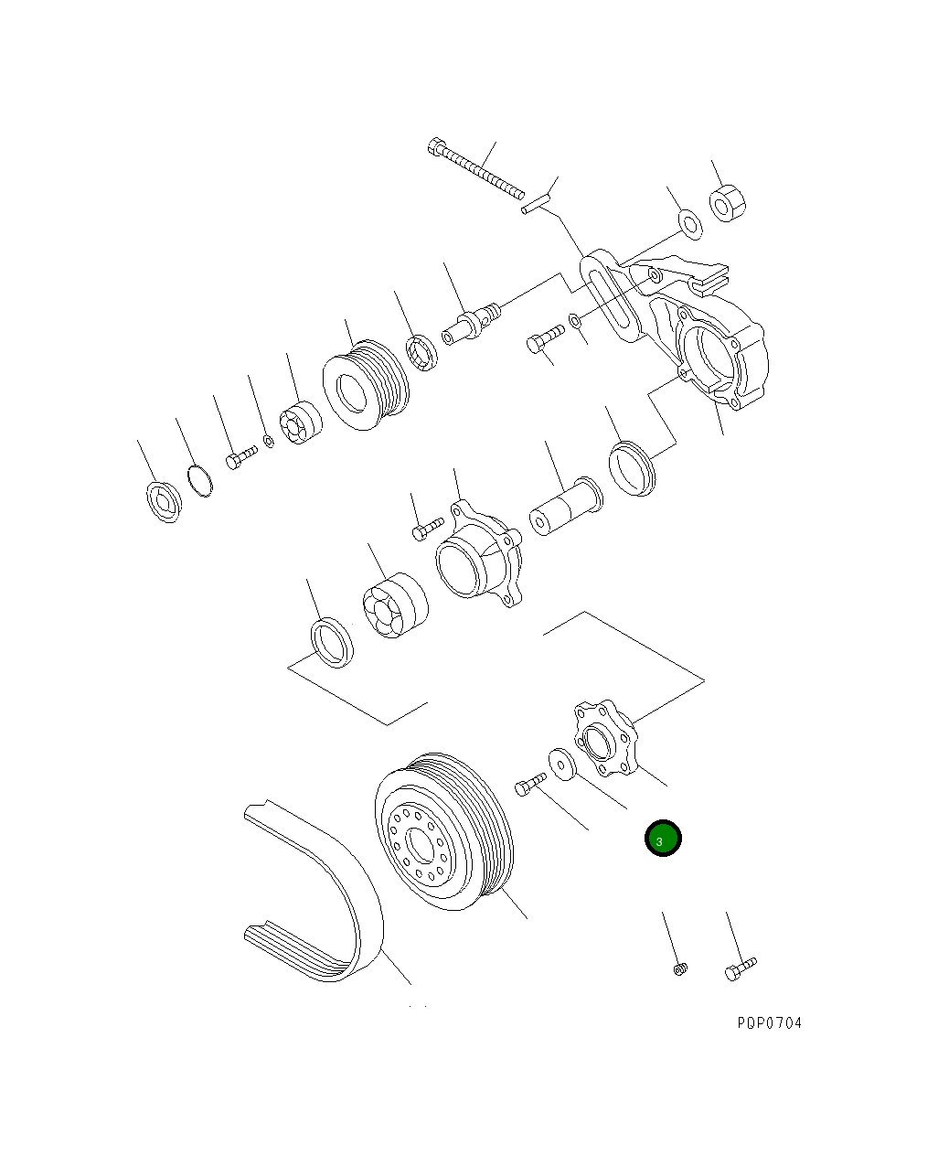 Шайба CU3027686 Komatsu