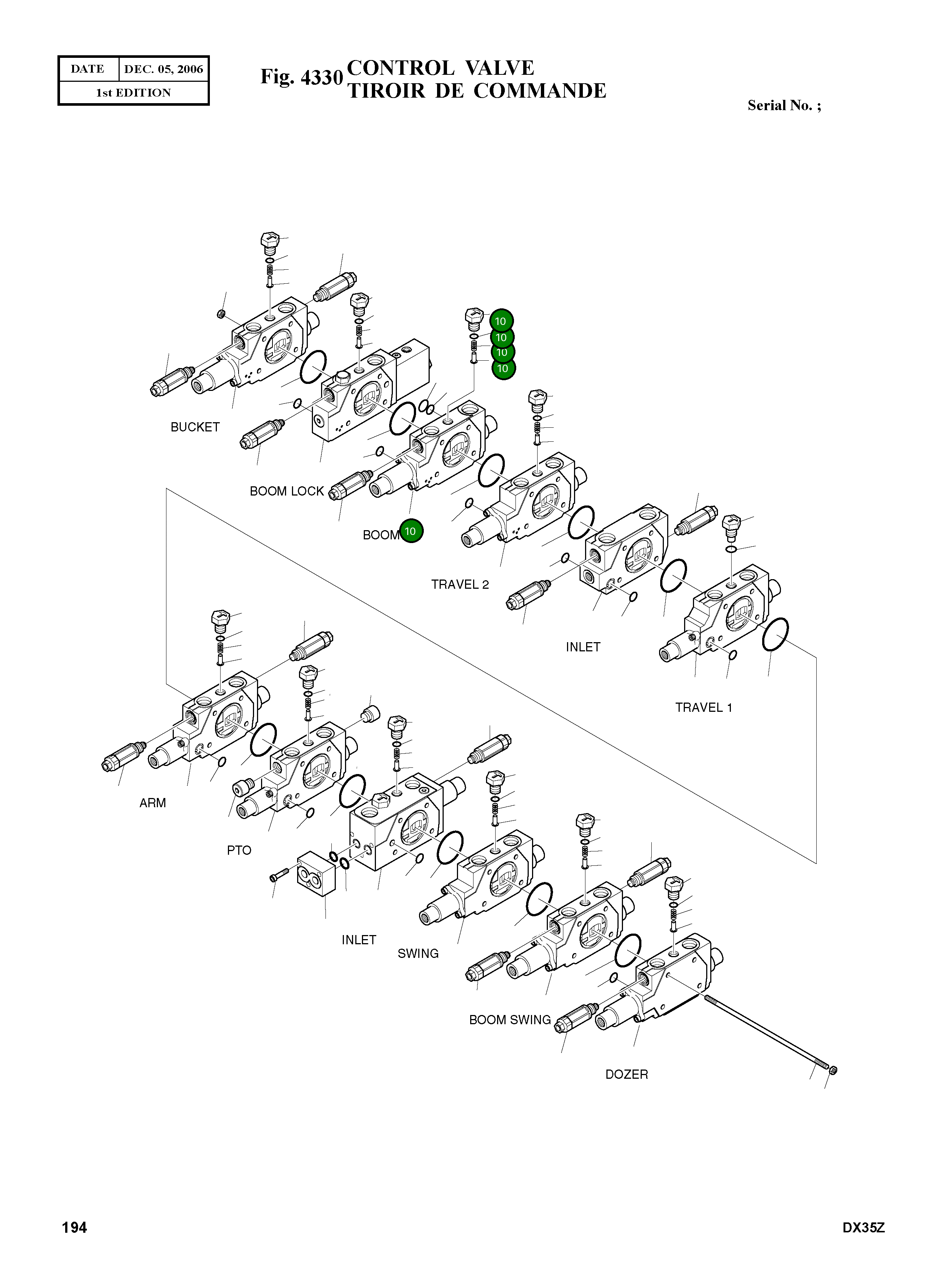 Блок в сборе – стрела K9004973 Komatsu