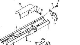 Защитный кожух 102-30-21190 Komatsu