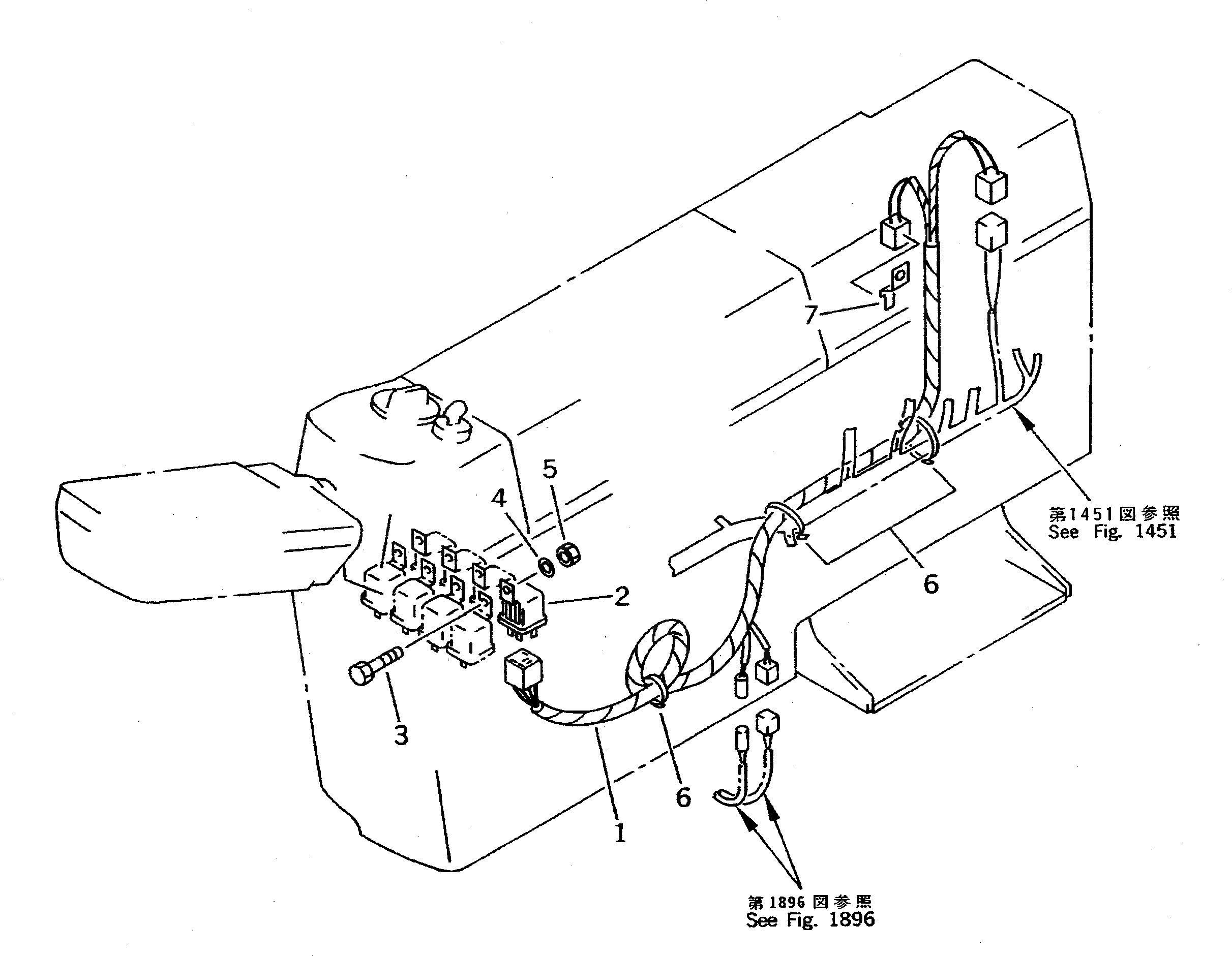 Жгут проводов 207-06-52250 Komatsu