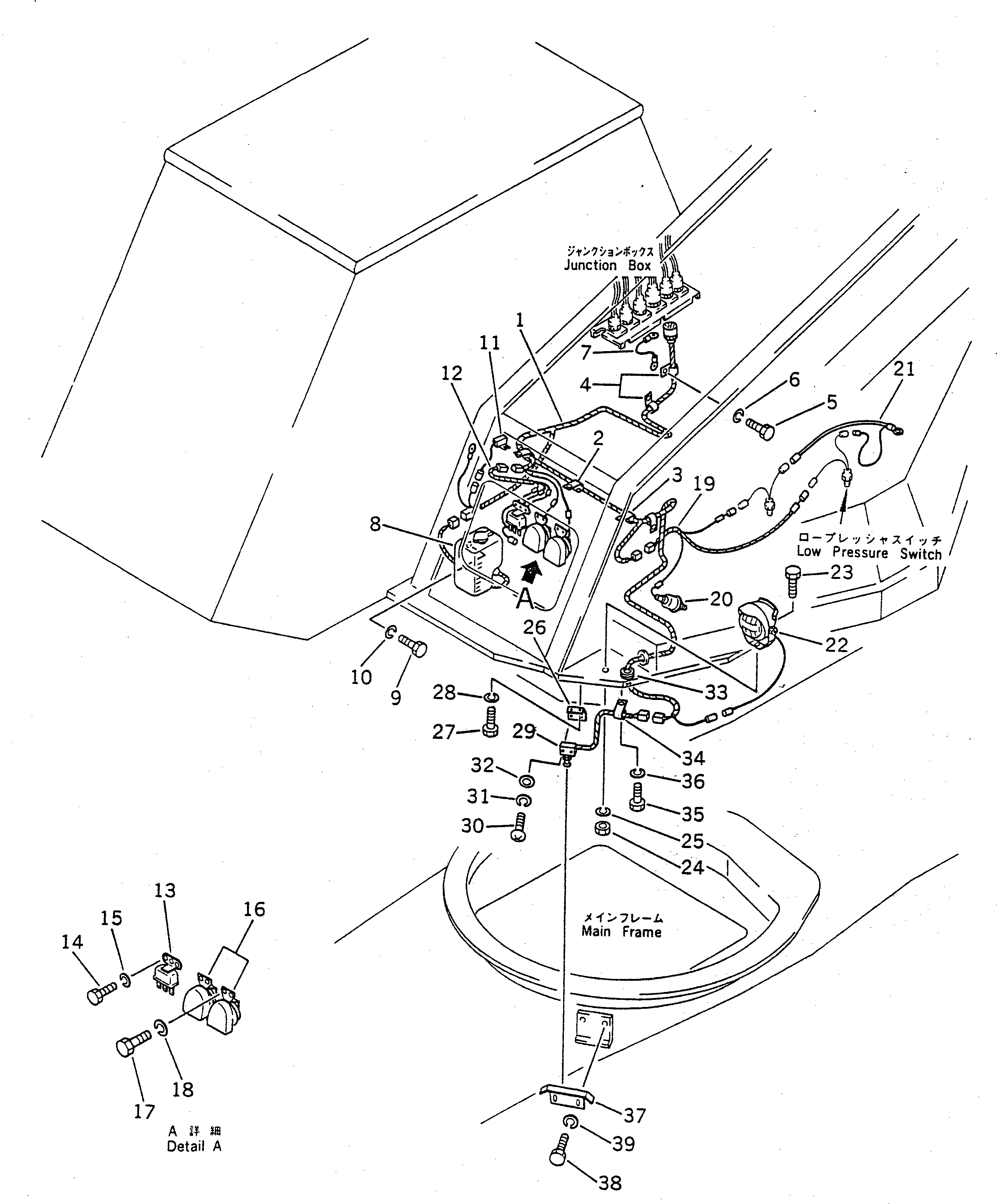 Провод 22W-06-11890 Komatsu