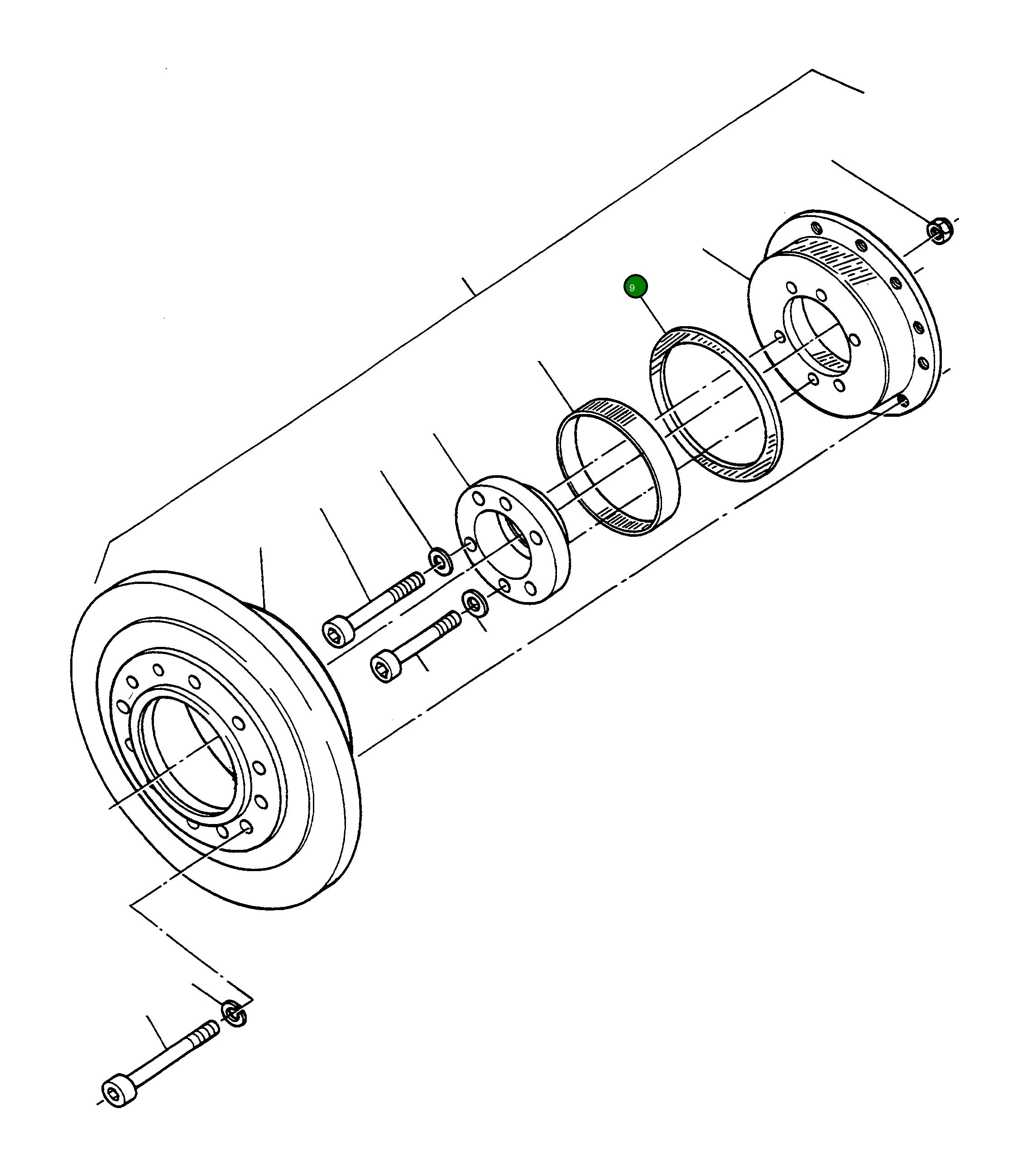 Диск 3235072M1 Komatsu