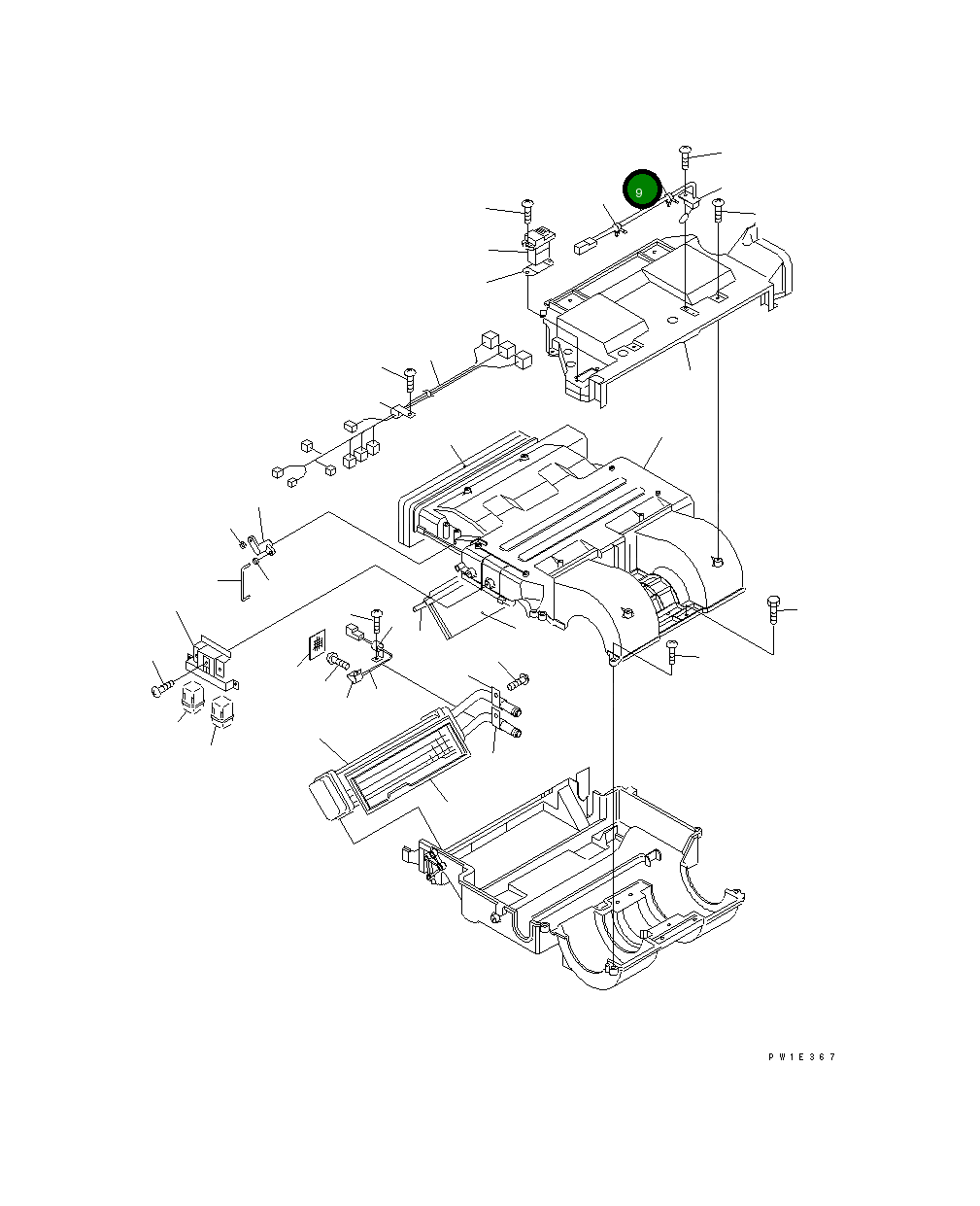 Датчик TW582623-8500 Komatsu