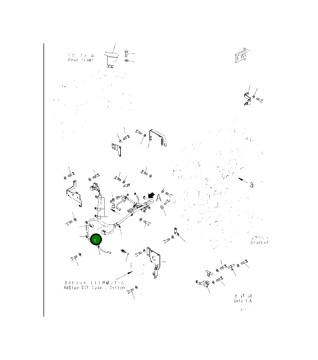 Жгут проводов 421-06-62132 Komatsu