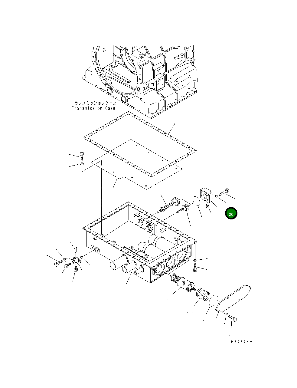 Блок 566-15-41560 Komatsu
