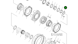 Замок 195-22-73330 Komatsu