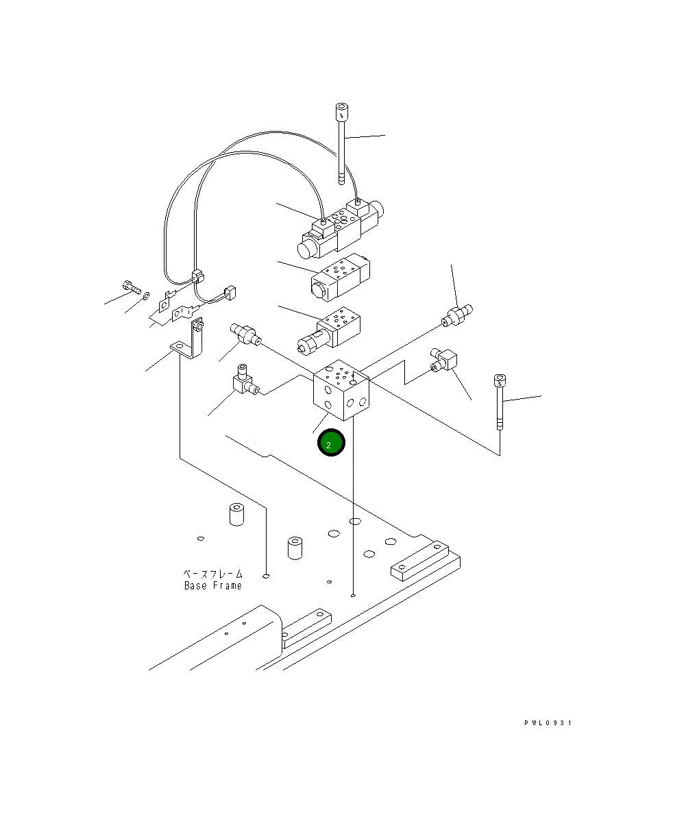 Блок 20Y-62-26710 Komatsu