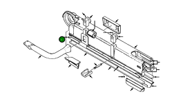 Задняя внутренняя направляющая 740 267 C1 Komatsu