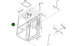 Кабина 21T-54-13130 Komatsu