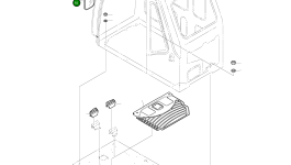 Зеркало 903-00068 Komatsu