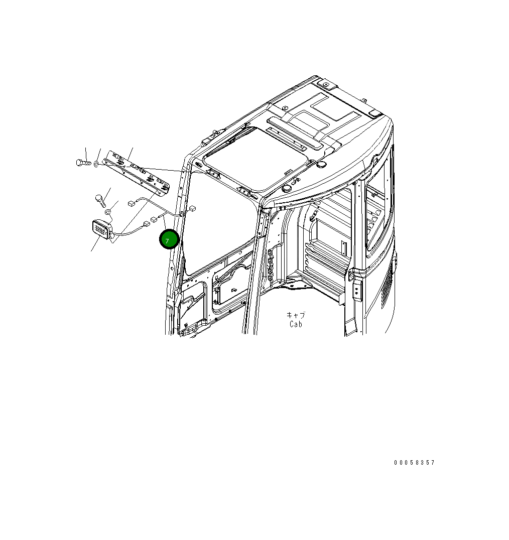 Жгут проводов 203-06-71950 Komatsu