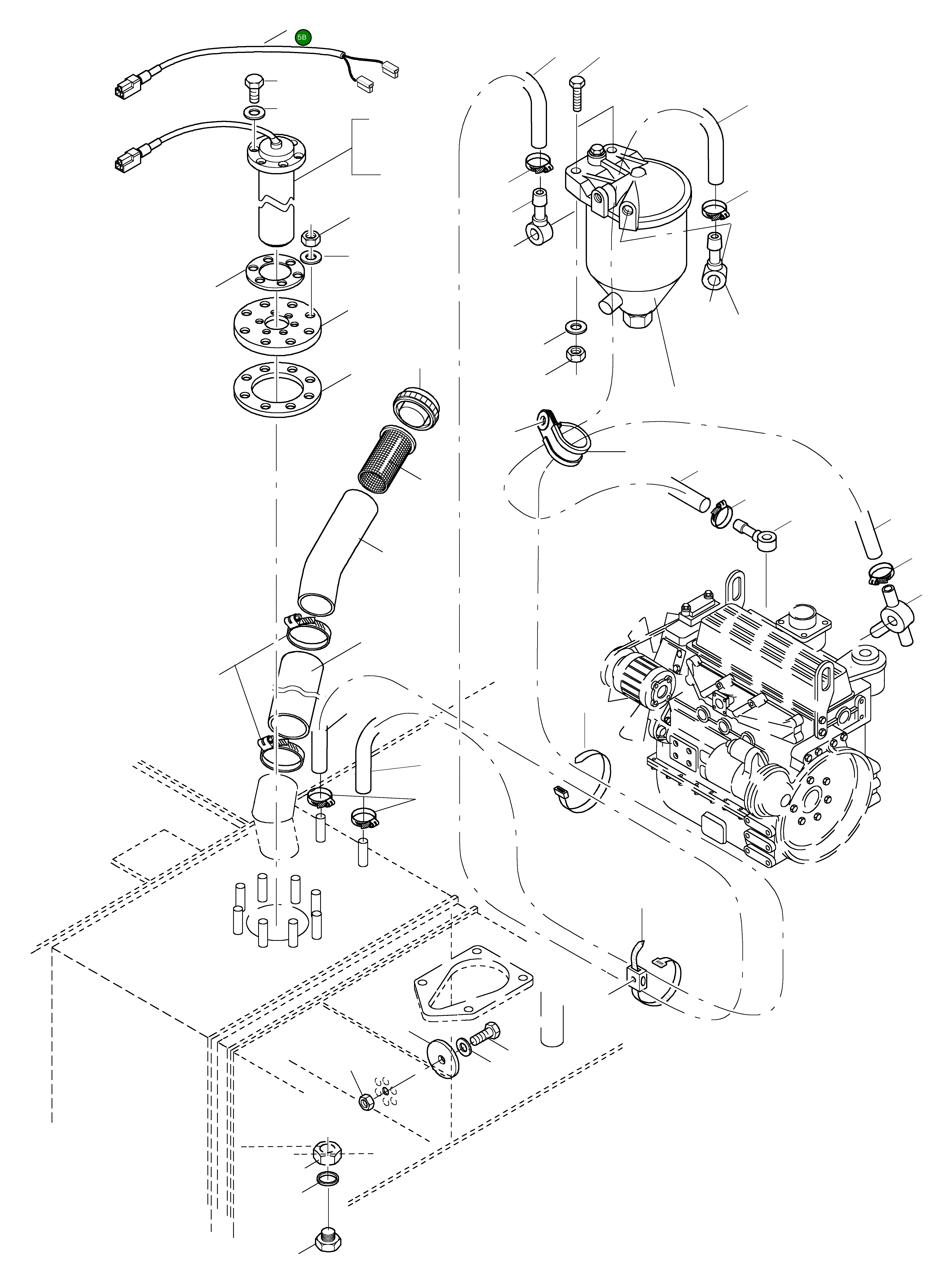 Кабель 42U-06-12540 Komatsu