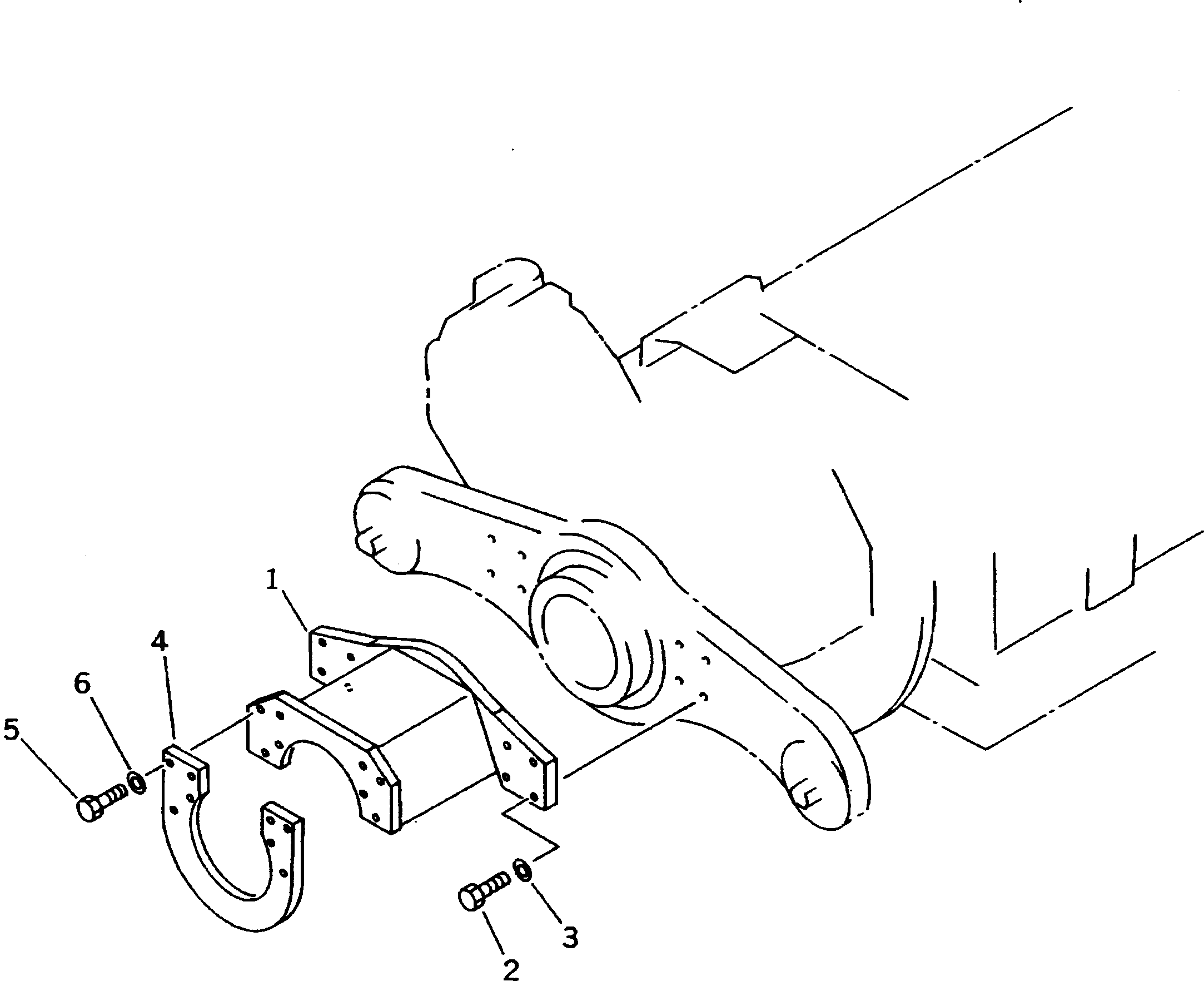 Кронштейн 561-89-62110 Komatsu