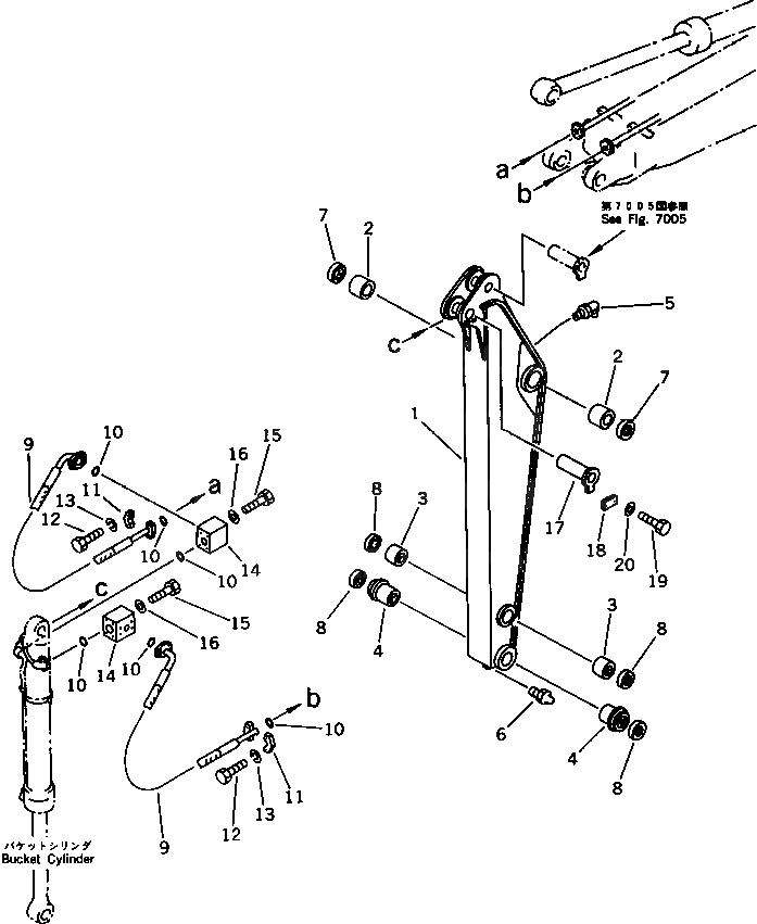 Палец 21K-944-2130 Komatsu
