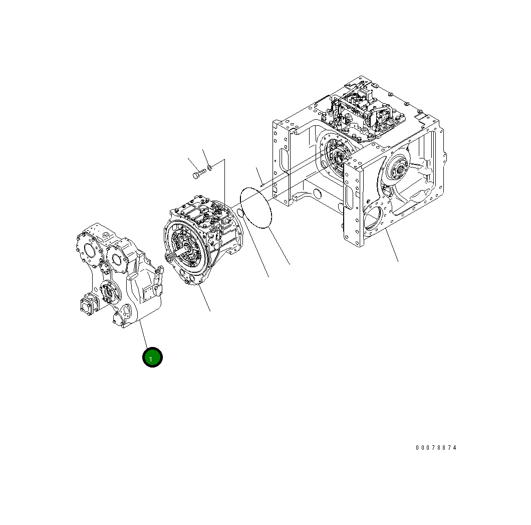 Гидротрансформатор 134-13-61050 Komatsu